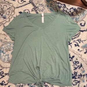 Green Pjs short and top